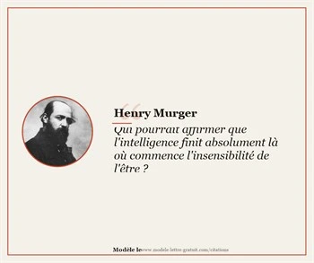 Citations Henry Murger