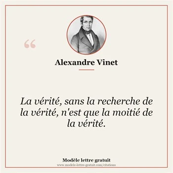 Citation Alexandre Vinet