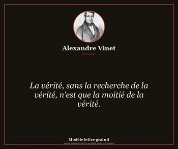 Citation de Alexandre Vinet