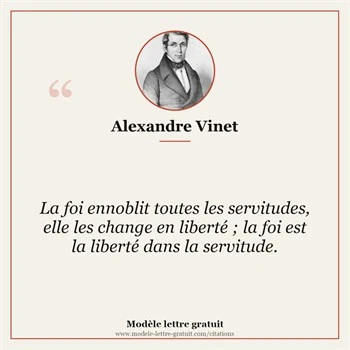 Citation Alexandre Vinet