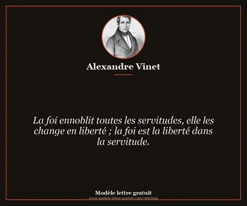 Citation de Alexandre Vinet