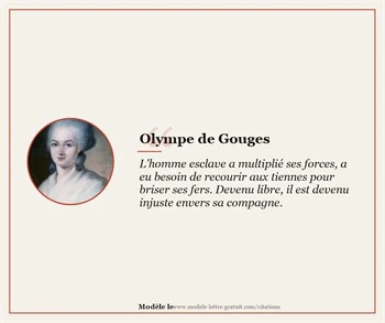 Citations Olympe de Gouges