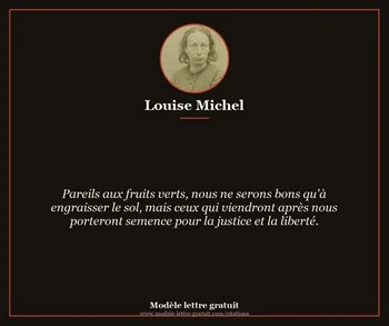 Citation de Louise Michel
