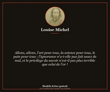 Citation de Louise Michel