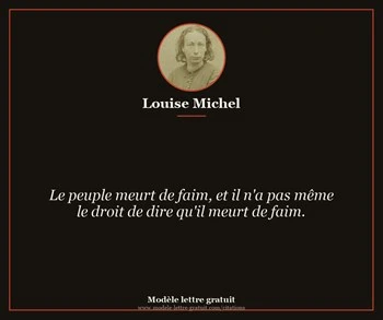 Citation de Louise Michel