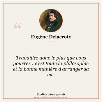 Citation Eugène Delacroix