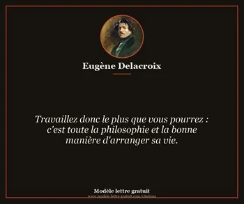 Citation de Eugène Delacroix