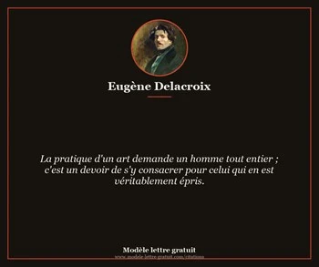 Citation de Eugène Delacroix