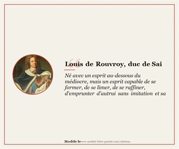 Citations Louis de Rouvroy, duc de Saint-Simon
