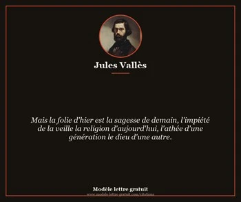 Citation de Jules Vallès