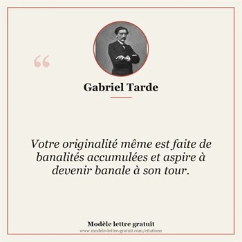 Citation Gabriel Tarde
