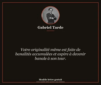 Citation de Gabriel Tarde