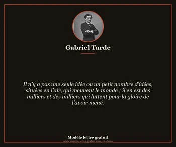 Citation de Gabriel Tarde