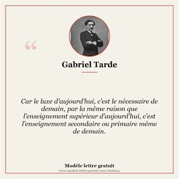 Citation Gabriel Tarde