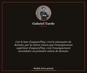 Citation de Gabriel Tarde