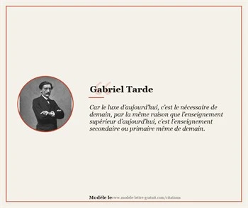 Citations Gabriel Tarde
