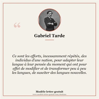 Citation Gabriel Tarde