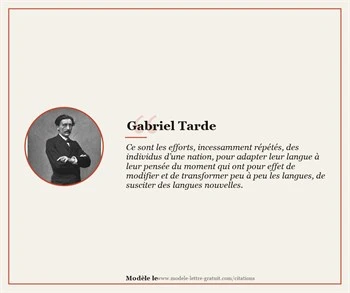 Citations Gabriel Tarde