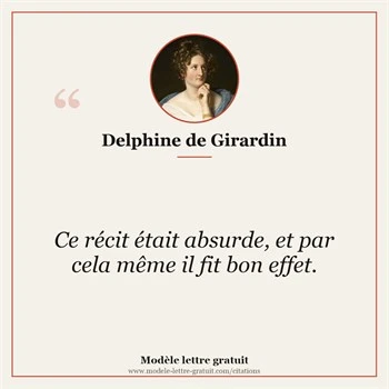 Citation Delphine de Girardin