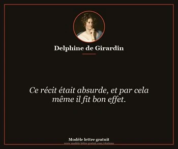 Citation de Delphine de Girardin