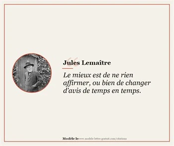 Citations Jules Lemaître
