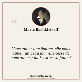 Citation Marie Bashkirtseff