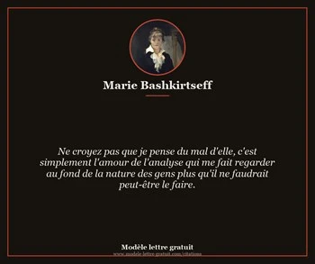 Citation de Marie Bashkirtseff