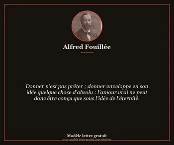 Citation de Alfred Fouillée