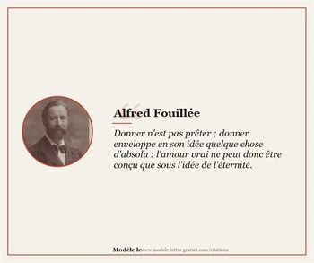 Citations Alfred Fouillée