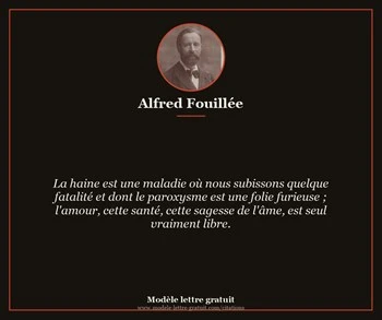 Citation de Alfred Fouillée