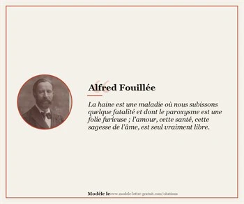 Citations Alfred Fouillée