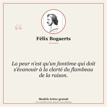 Citation Félix Bogaerts