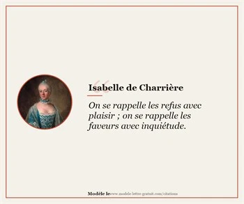 Citations Isabelle de Charrière