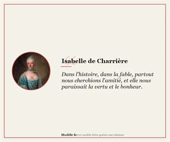 Citations Isabelle de Charrière