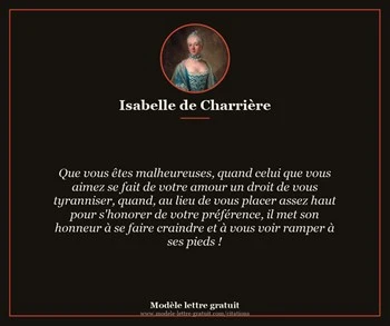 Citation de Isabelle de Charrière