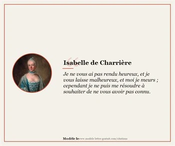 Citations Isabelle de Charrière