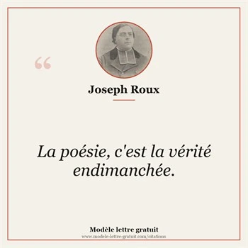 Citation Joseph Roux