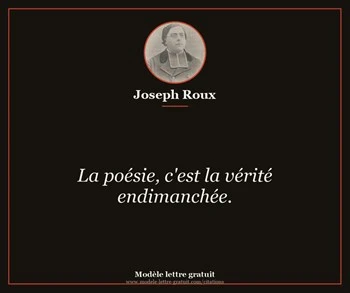 Citation de Joseph Roux