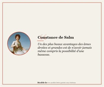 Citations Constance de Salm