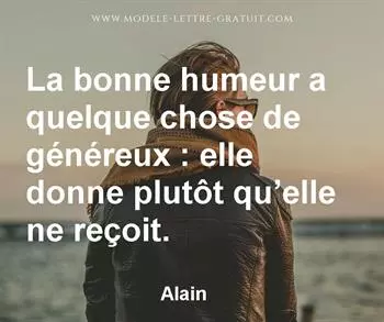 Citation de Alain