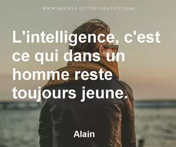 Citation de Alain