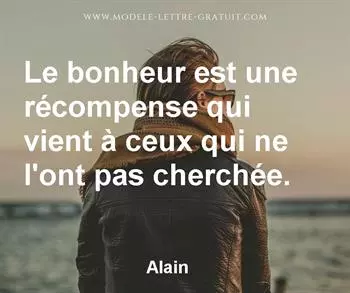 Citation de Alain