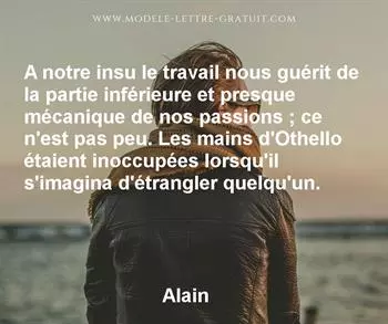 Citation de Alain