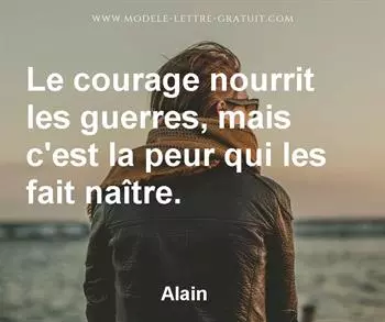 Citation de Alain