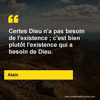 Citation Alain
