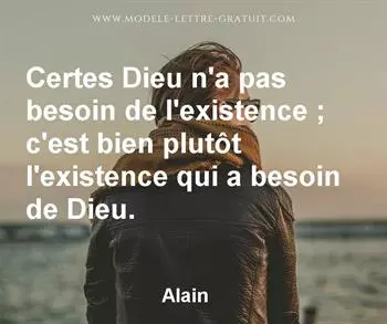 Citation de Alain