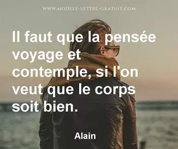 Citation de Alain