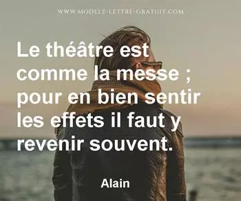 Citation de Alain
