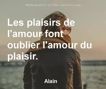 Citation de Alain