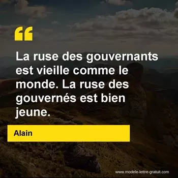 Citation Alain